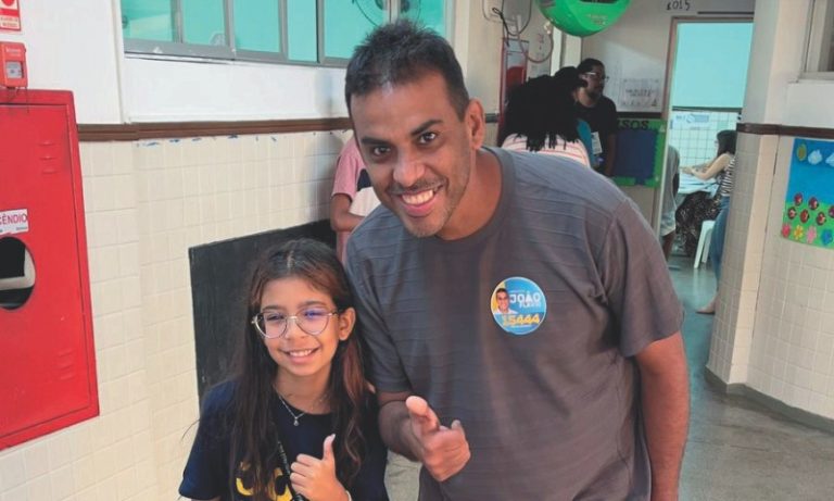 Estudante de 9 anos ajudou a eleger o pai