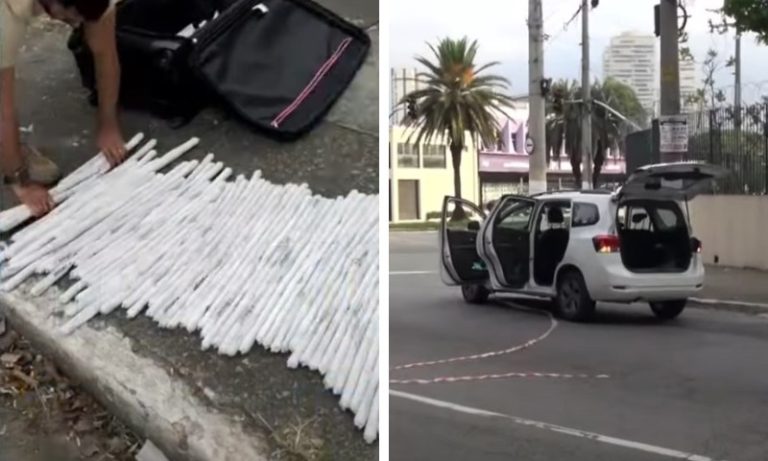 Homem é preso transportando 80 dinamites em um táxi em SP