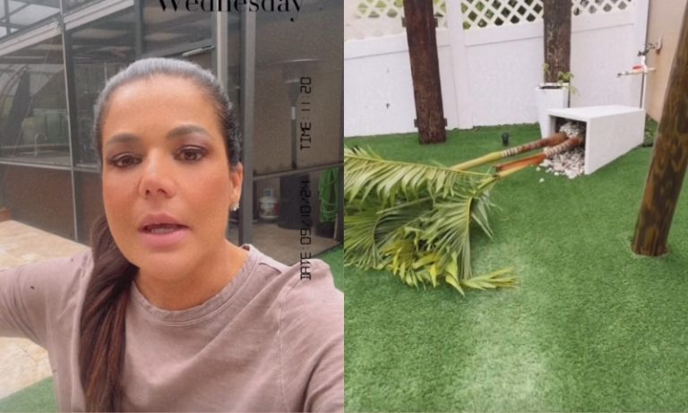 Nivea Stelmann conta como preparou a casa, na Flórida, para furacão