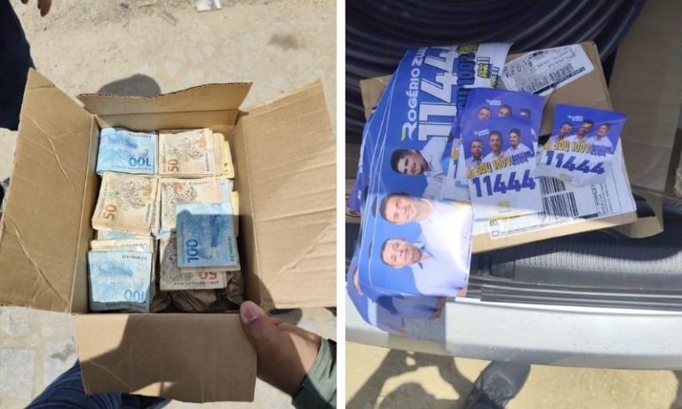 São Benedito: polícia apreende veículo com dinheiro destinado à compra de votos
