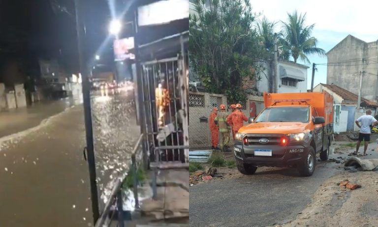 Adutora rompe e mata mulher de 80 anos na zona norte do RJ