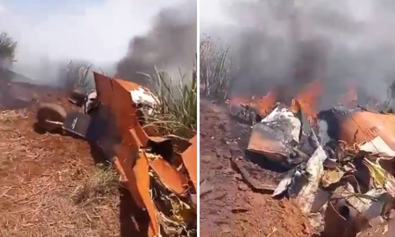 Aeronaves da FAB colidem em São Paulo e piloto é ejetado