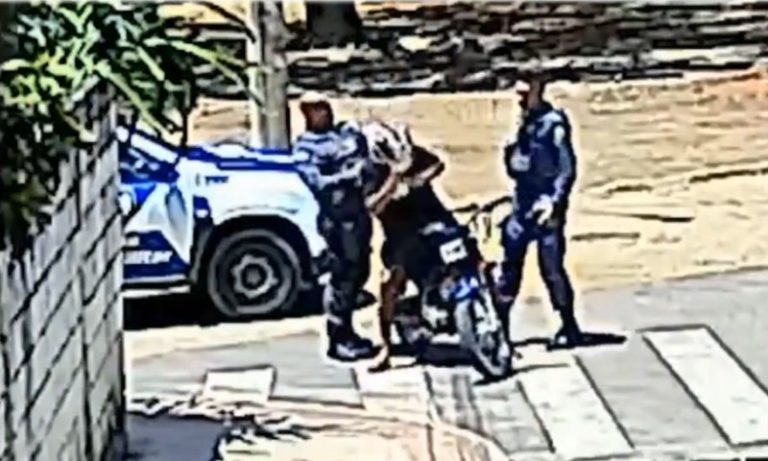 Agressão de policial militar a motociclista em Cariacica vai ser investigada