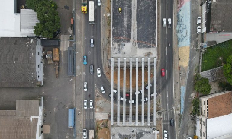 Avenida Mário Gurgel será parcialmente interditada para obras do viaduto. Veja data