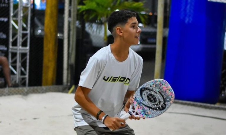 Capixaba revelação se prepara para o Brasileiro de Beach Tennis
