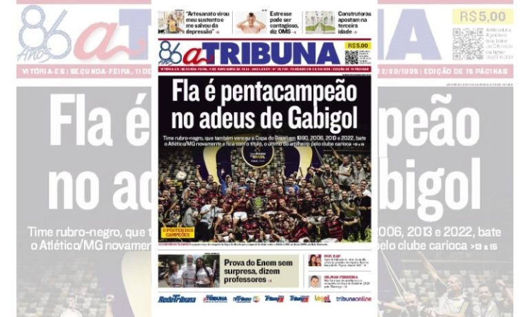 Confira os destaques do jornal A Tribuna desta segunda-feira