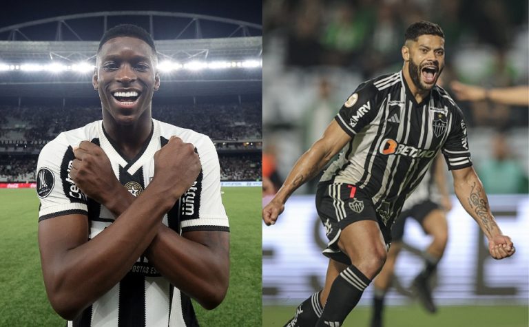 Mais um duelo entre os atacantes do Botafogo e Atlético/MG