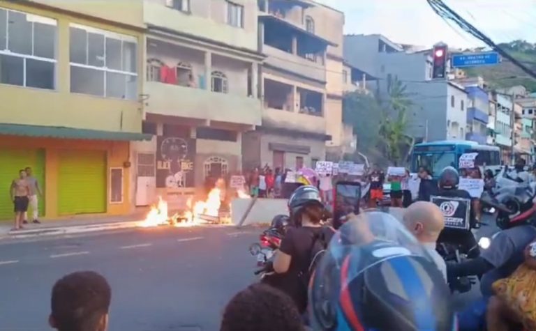 Protesto após morte de homem deixa o trânsito na região de São Pedro parado