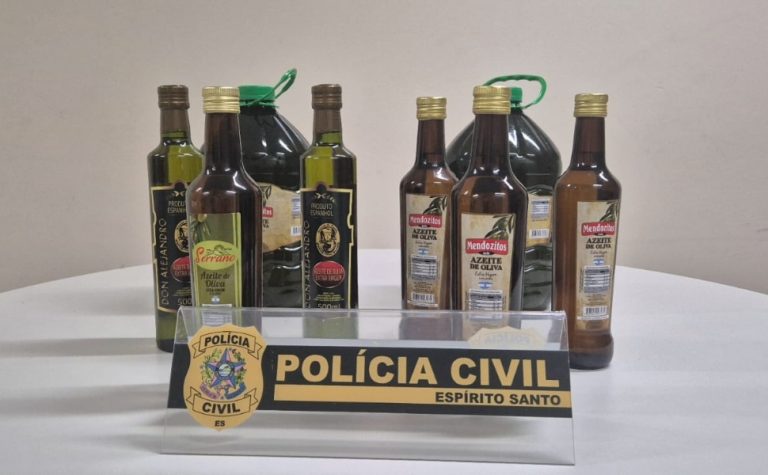 7 mil garrafas de azeite adulterado são apreendidas em distribuidoras no ES