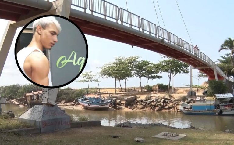 Jovem morre afogado após pular de ponte na Serra