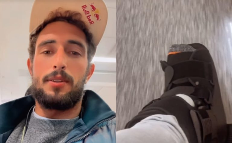 Lucas Chumbo é ‘engolido’ por onda e volta ao Brasil de cadeira de rodas