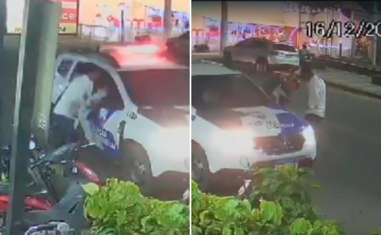 VÍDEO | Policial militar salva bebê de 9 dias engasgado com leite no ES