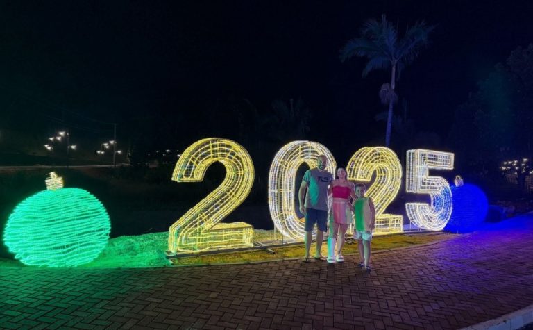 Avenida em Guarapari inspirada em Gramado