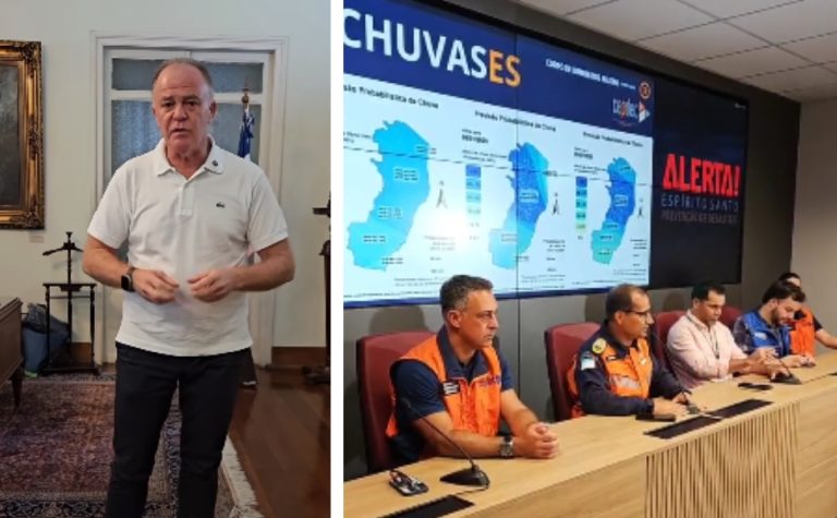 Casagrande alerta para chuvas: “Proteger nossas vidas e nosso patrimônio”