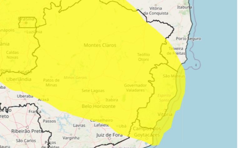 ES recebe novo alerta de chuvas intensas até segunda-feira