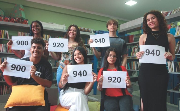 Estudantes da rede pública se dão bem na redação do Enem 2024