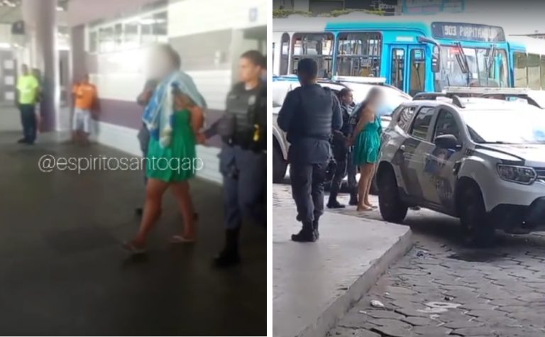 Mulher é presa suspeita de agredir criança dentro de Terminal em Cariacica