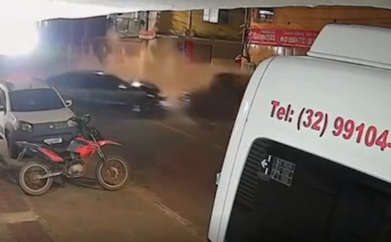 VÍDEO | Motorista com sinais de embriaguez e sem CNH causa acidente no Sul do ES