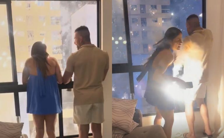 VÍDEO | Turista é ferida durante queima de fogos em Santa Catarina