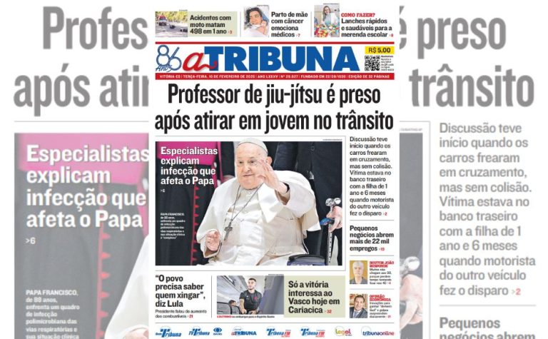Confira os destaques do jornal A Tribuna desta terça