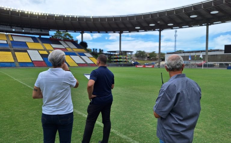 Copa do Mundo Feminina: Kleber Andrade recebe visita da FIFA para avaliação