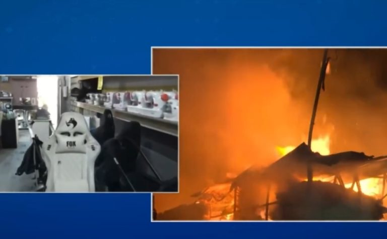 Defesa Civil autoriza que outlet atingido por incêndio na Serra volte a funcionar