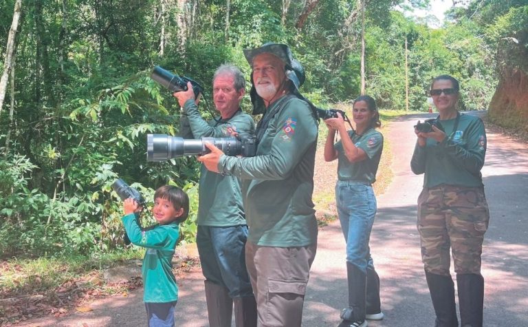 Diversão ao ar livre: maratona para fotografar aves em parques no ES