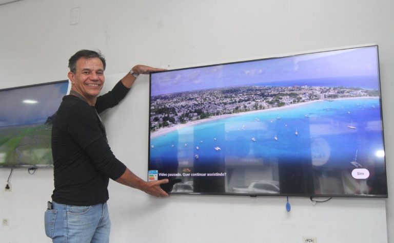 Hoje tem sorteio de TV gigante na TV Tribuna/Band