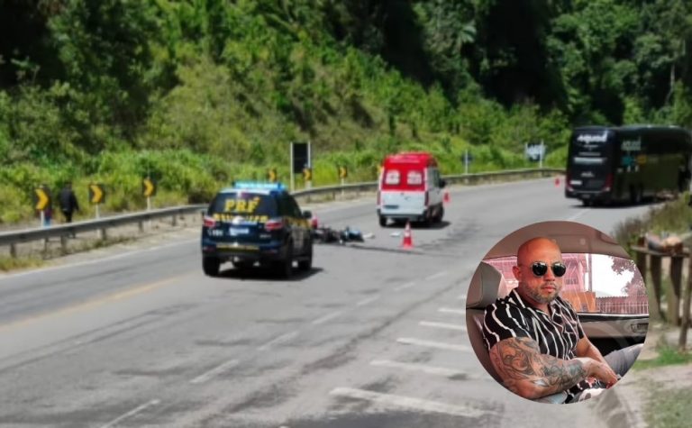 Motociclista morre após colidir com ônibus na BR-262 em Marechal Floriano