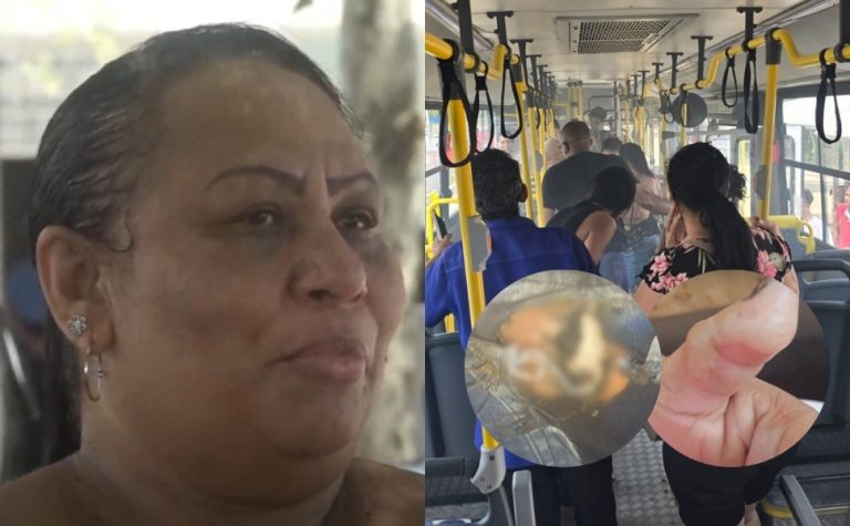 VÍDEO | Celular pega fogo dentro de ônibus em Guarapari: “Poderia ter sido pior”