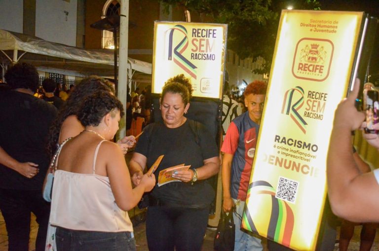 Campanha Recife sem Racismo chega aos estádios de futebol