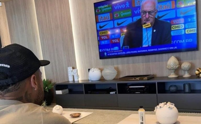 Dorival explica convocação de Neymar para a seleção: ‘Primeira oportunidade’