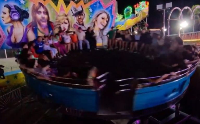 “Foi cena de filme mesmo”, diz jovem ferida em parque de diversões no ES