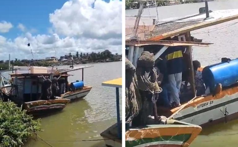 Homem é detido após esfaquear passageiro em barco na Serra