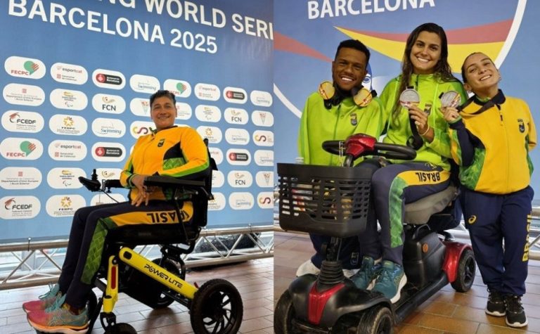 Nadadoras paralímpicas do Espírito Santo brilham na Espanha