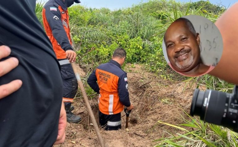 Polícia localiza possível corpo de caminhoneiro desaparecido há 15 dias em Fundão