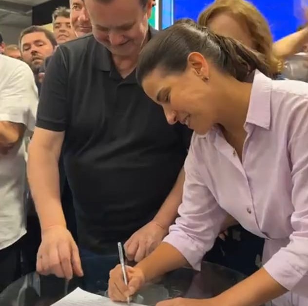 Raquel Lyra se filia ao PSD em cerimônia prestigiada no Recife