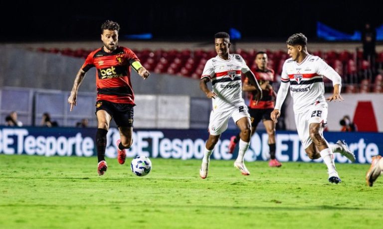 Sport estreia na série A contra o São Paulo e traz seu primeiro ponto