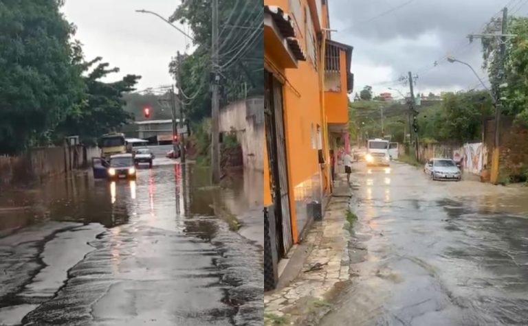 Temporal alaga ruas de Cachoeiro de Itapemirim