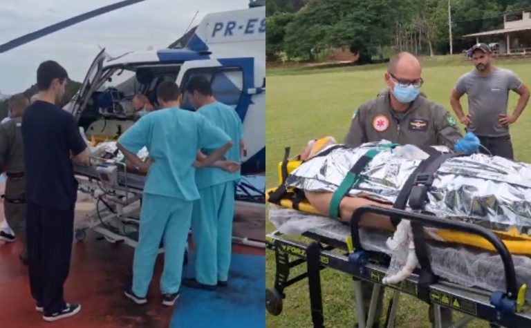 Atleta russo sofre acidente após saltar de pedra no Sul do ES