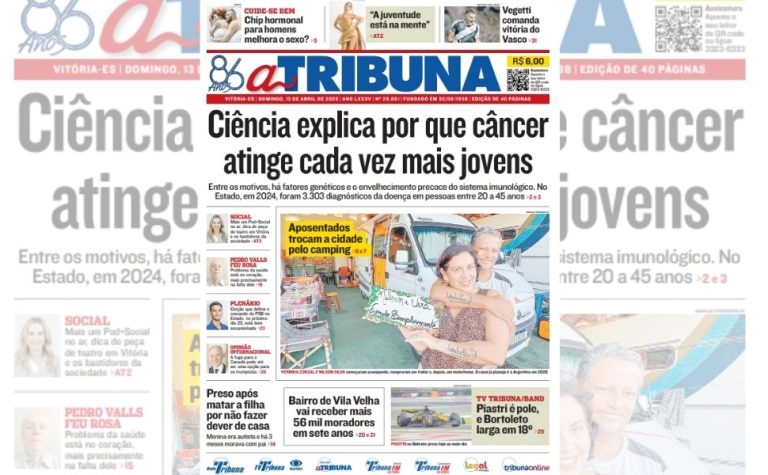 Confira os destaques do jornal A Tribuna deste domingo