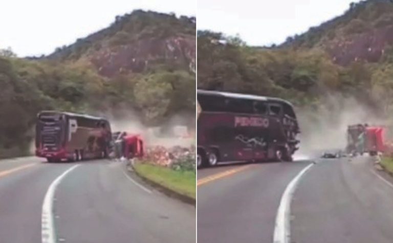 Laudo que revela causas do acidente entre ônibus e carreta no ES sai nesta semana