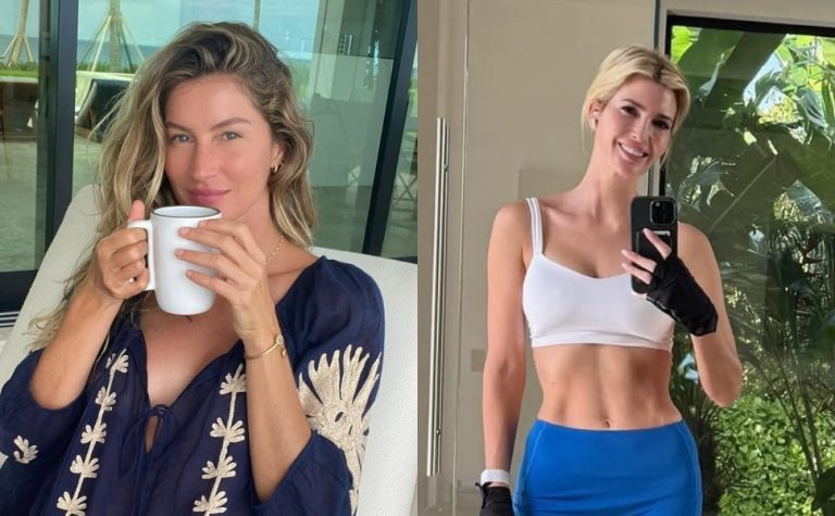 Gisele Bündchen curte dia de praia com filha de Trump