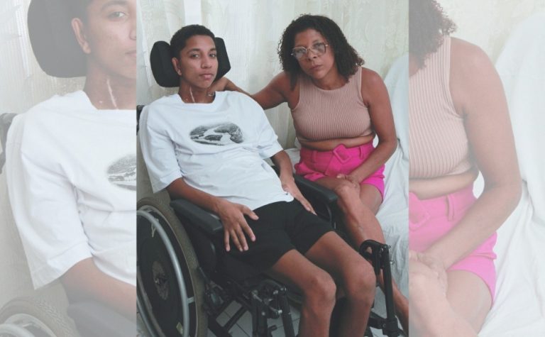 Jovem que perdeu os movimentos após onda: “Meu filho vai se recuperar”, diz mãe