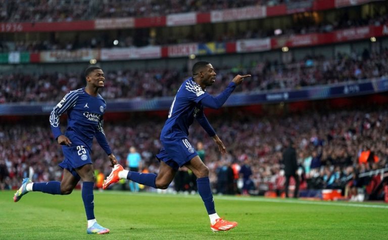 PSG vence o Arsenal em Londres e abre vantagem na semifinal da Liga dos Campeões