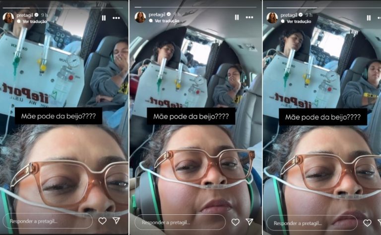 Preta Gil preocupa fãs ao aparecer em UTI aérea e assessoria explica: ‘Tudo certo”