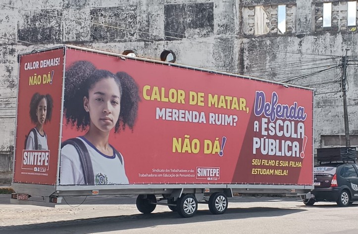 Trabalhadores da educação realizam passeata na manhã desta quarta no Recife
