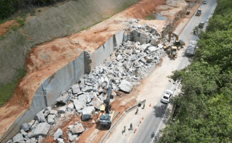Trecho da BR-101 na Serra será totalmente interditado nesta quarta e quinta