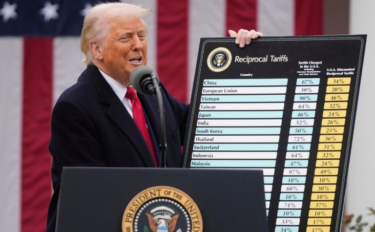 Trump eleva para 125% tarifas sobre China e anuncia redução de taxas recíprocas