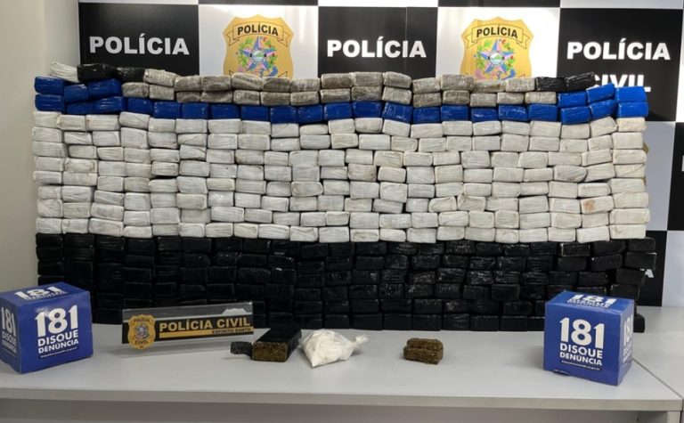 200 kg de maconha apreendidos em casa